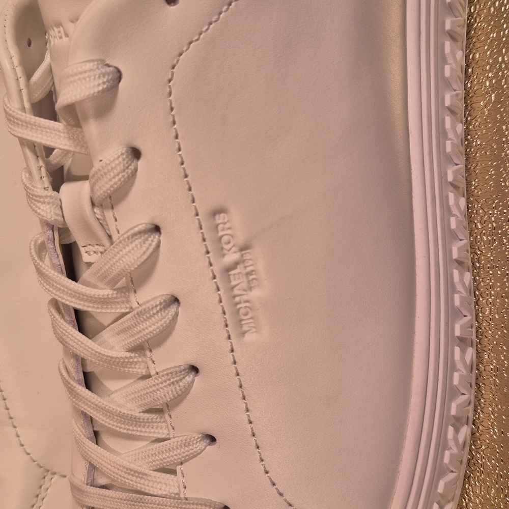 Michael Kors - Grove Embellished Leather Sneaker - Picture 9 of 14